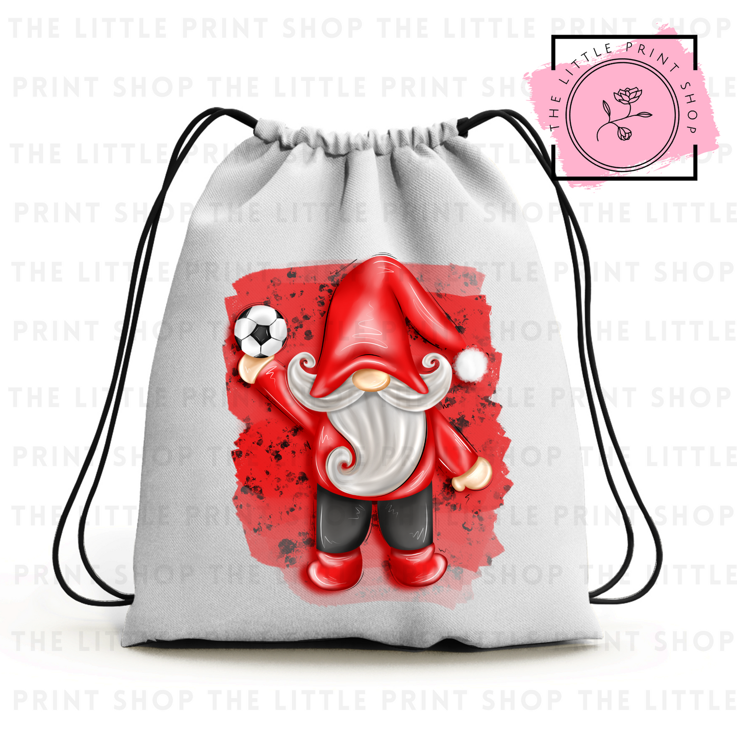Football Gnome - Red - DTF Transfer Decal