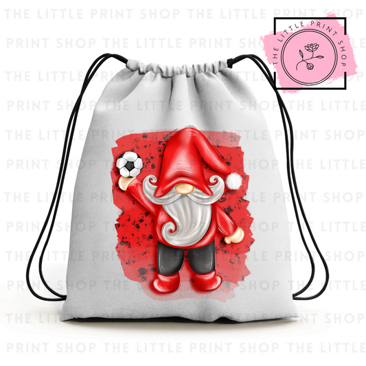 Football Gnome - Red - DTF Transfer Decal