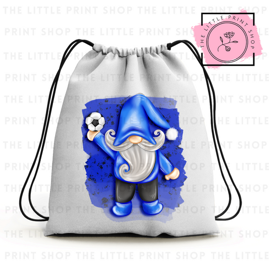 Football Gnome - Blue - DTF Transfer Decal
