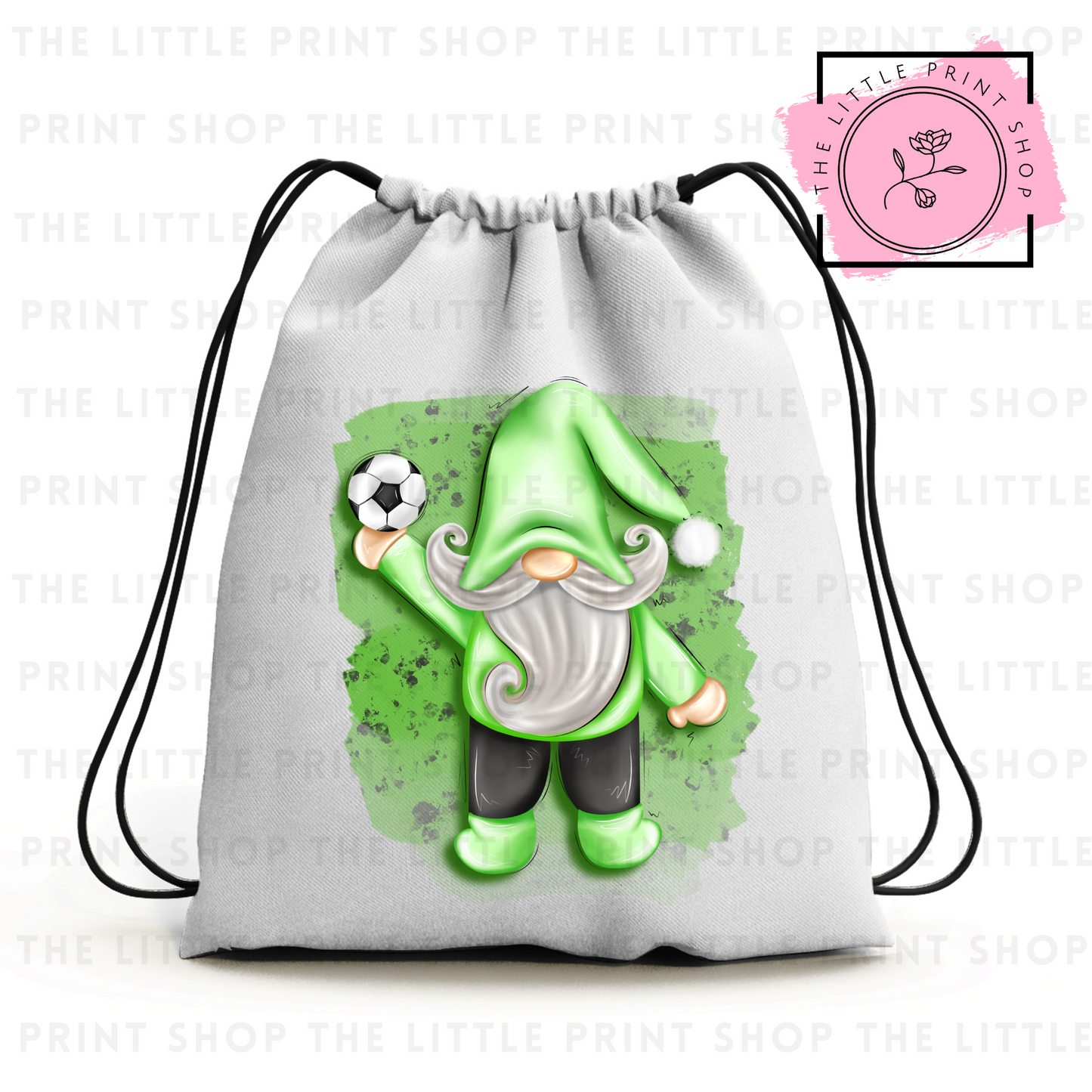 Football Gnome - Green - DTF Transfer Decal