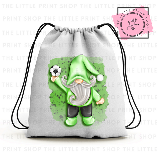 Football Gnome - Green - DTF Transfer Decal