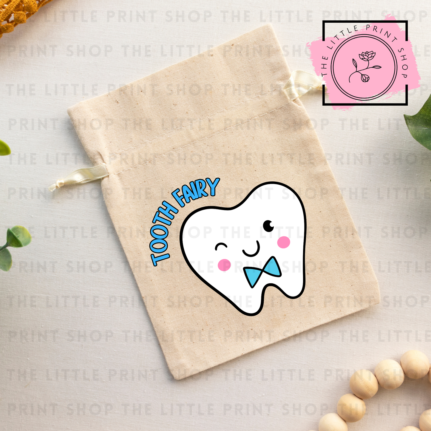 Tooth Fairy - Blue - DTF Transfer Decal