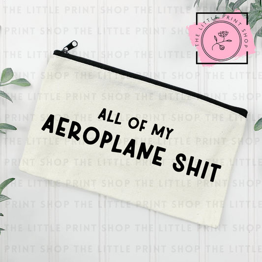 Aeroplane - Zip Pouch DTF Transfer