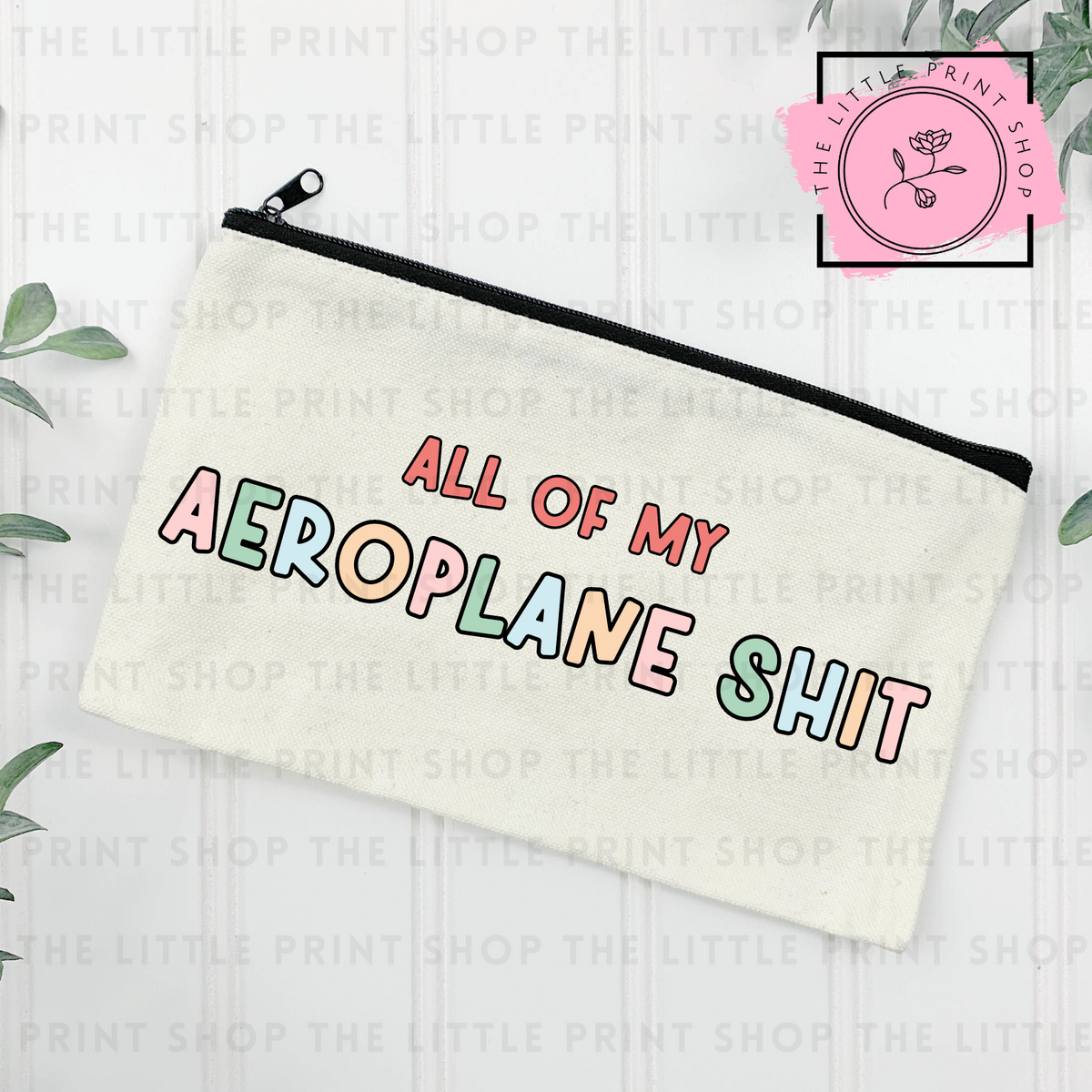 Aeroplane - Zip Pouch DTF Transfer