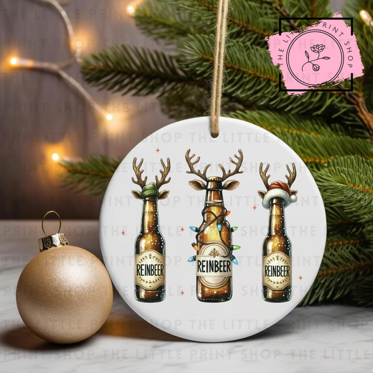 Beers - UV DTF Bauble Decal