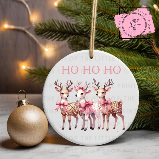 Ho Ho Ho - UV DTF Bauble Decal