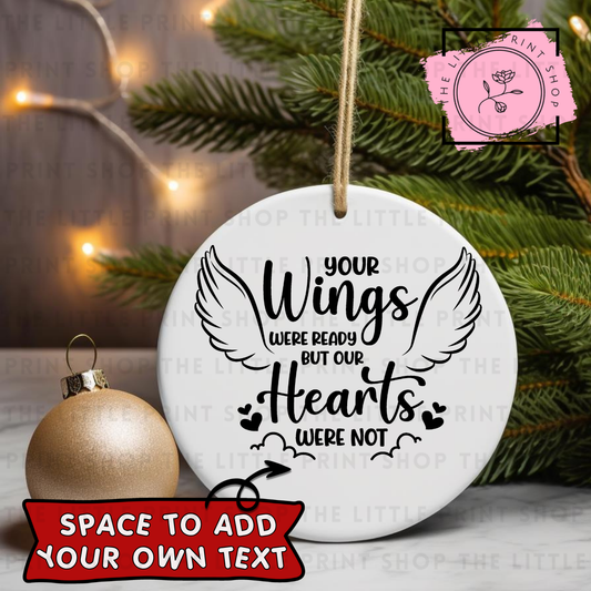Your Wings - UV DTF Bauble Decal