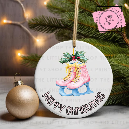Christmas Boots - UV DTF Bauble Decal