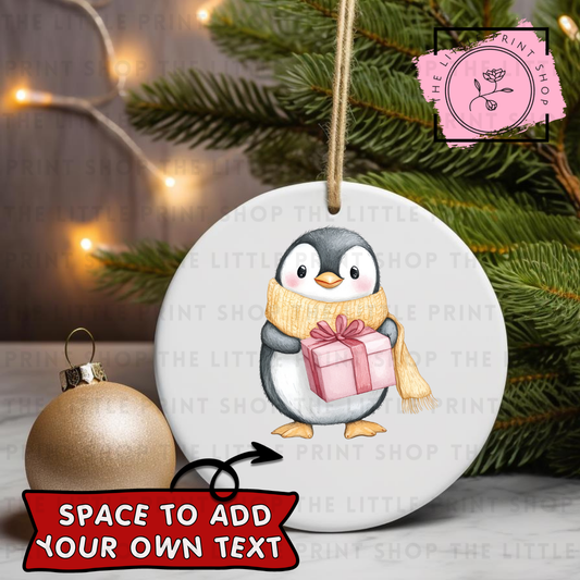 Penguin - UV DTF Bauble Decal