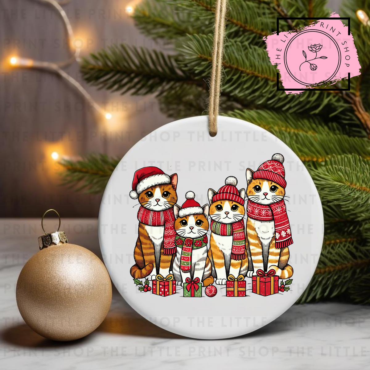 Cats - UV DTF Bauble Decal