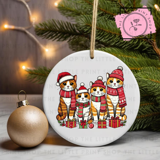Cats - UV DTF Bauble Decal