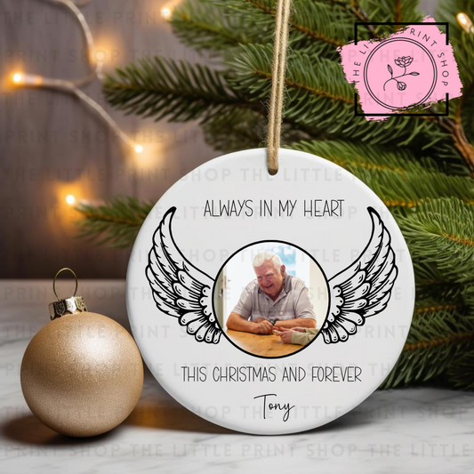 This Christmas & Forever - UV DTF Bauble Decal