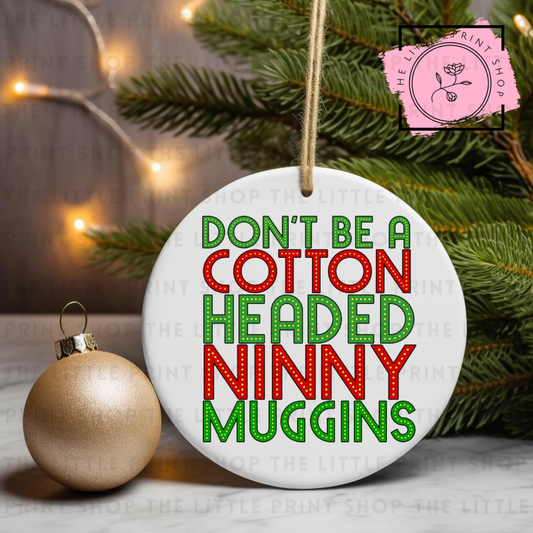 Don't Be - UV DTF Bauble Decal