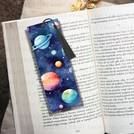 Solar - UV DTF 14cm x 5cm Bookmark Decal