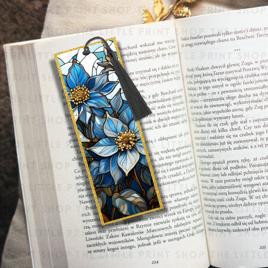 Stained Glass - UV DTF 14cm x 5cm Bookmark Decal