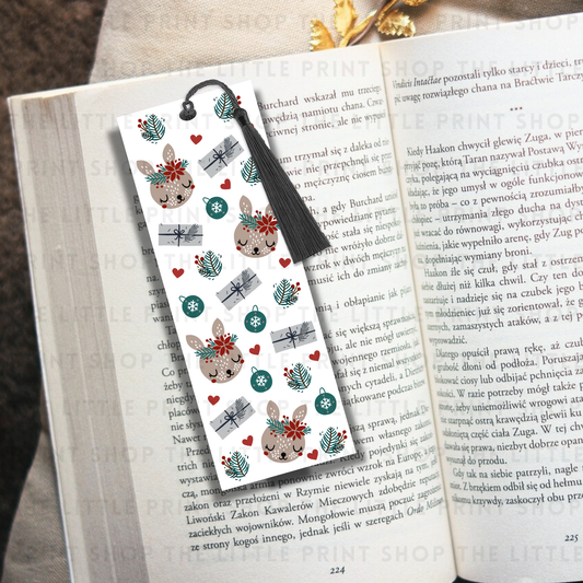 Christmas Icons - UV DTF 14cm x 5cm Bookmark Decal