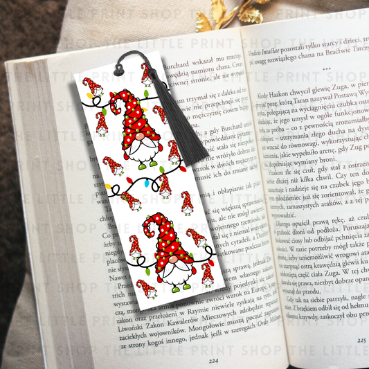 Christmas Gonks - UV DTF 14cm x 5cm Bookmark Decal