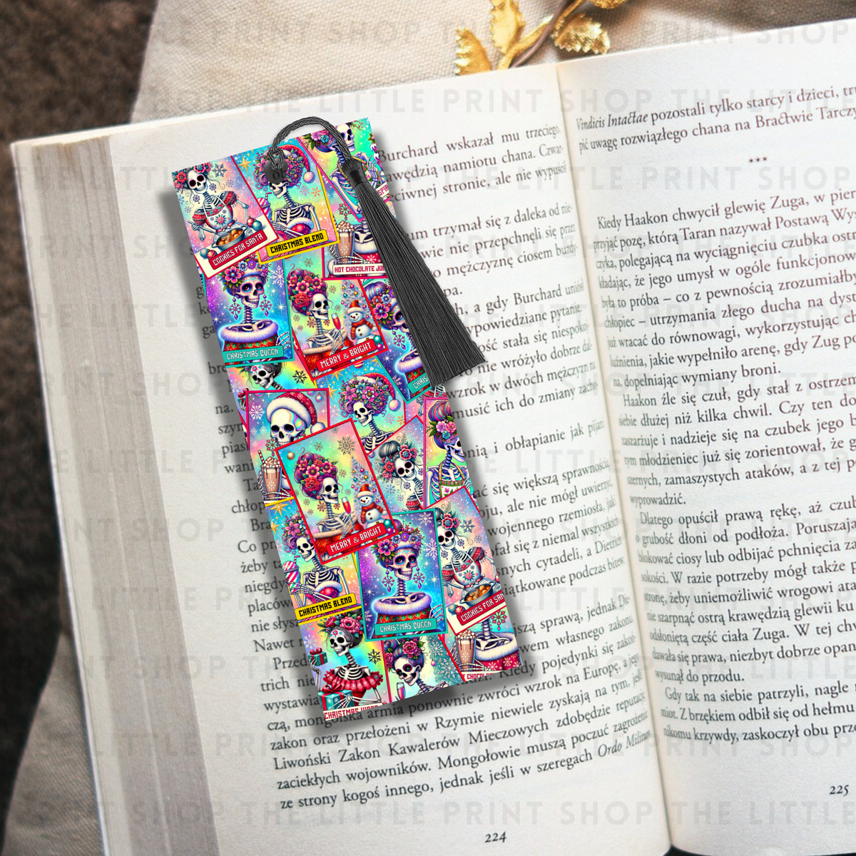 Christmas Tarots - UV DTF 14cm x 5cm Bookmark Decal