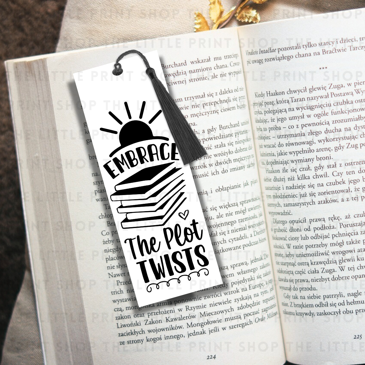 Embrace - UV DTF 14cm x 5cm Bookmark Decal