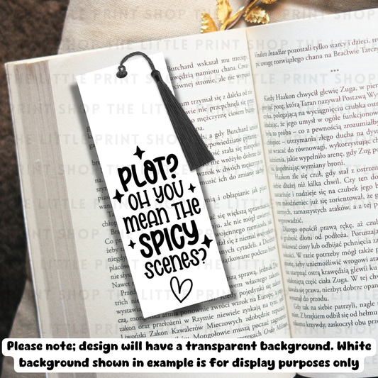 Spicy Scenes - UV DTF 14cm x 5cm Bookmark Decal