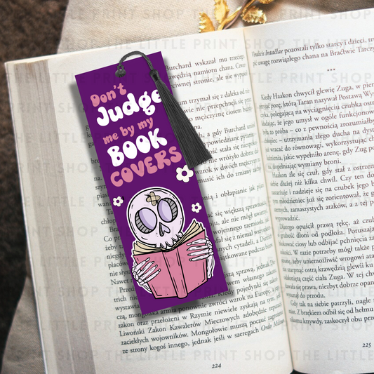 Don't Judge - UV DTF 14cm x 5cm Bookmark Decal