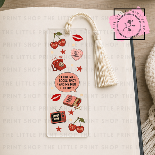 Smutty - UV DTF 14cm x 5cm Bookmark Decal