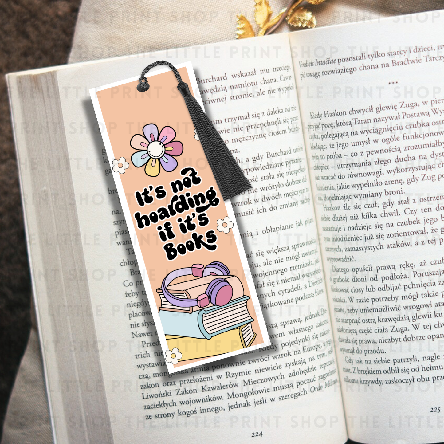 Hoarding - UV DTF 14cm x 5cm Bookmark Decal