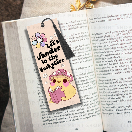 Bookstore - UV DTF 14cm x 5cm Bookmark Decal