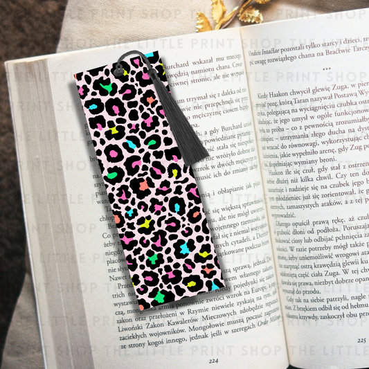 Leopard Print - UV DTF 14cm x 5cm Bookmark Decal
