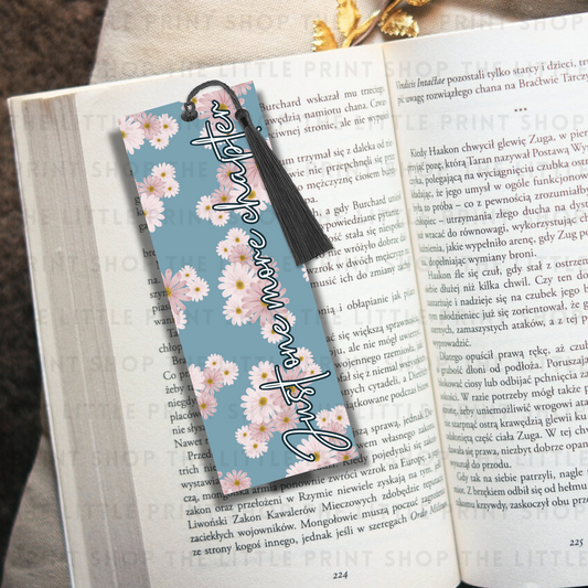 Just One More Chapter - UV DTF 14cm x 5cm Bookmark Decal