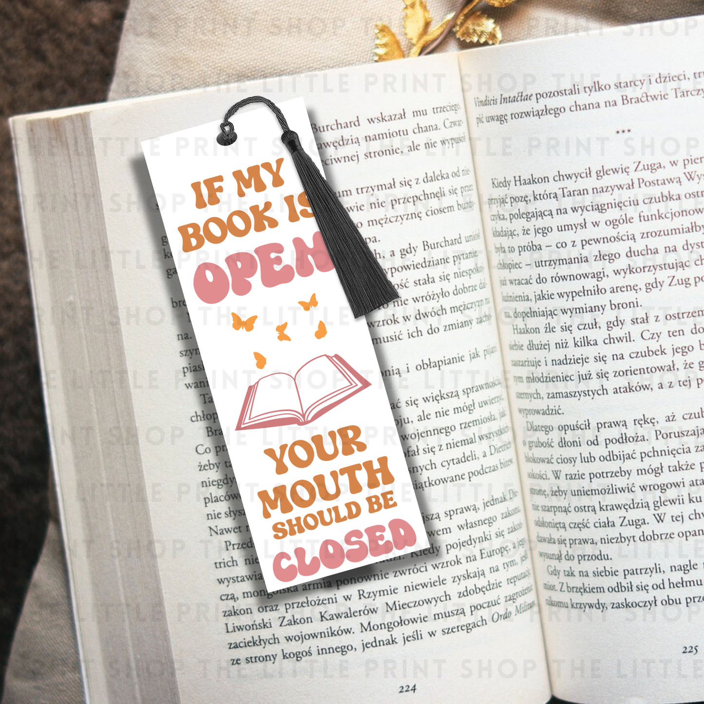 Your Mouth - UV DTF 14cm x 5cm Bookmark Decal