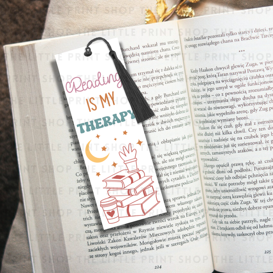 Therapy - UV DTF 14cm x 5cm Bookmark Decal