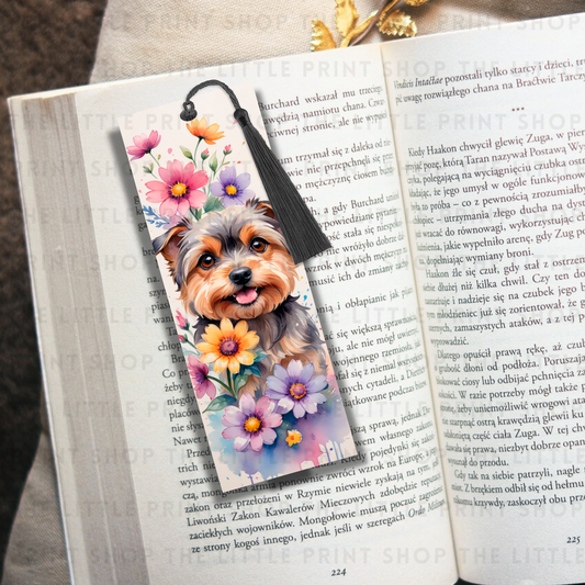 Dog - UV DTF 14cm x 5cm Bookmark Decal
