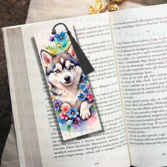 Dog - UV DTF 14cm x 5cm Bookmark Decal