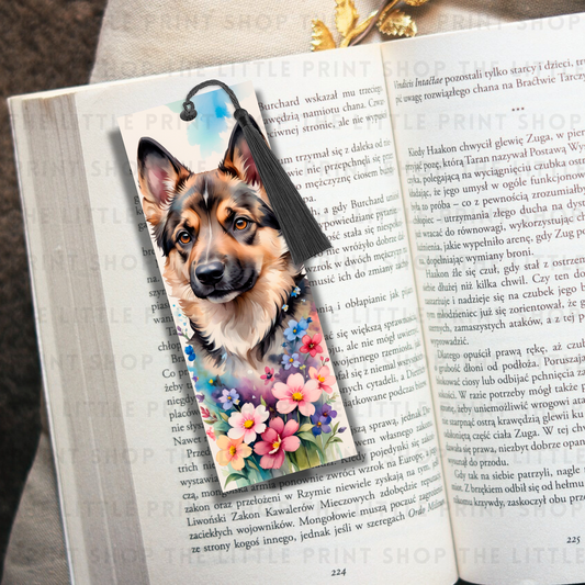 Dog - UV DTF 14cm x 5cm Bookmark Decal
