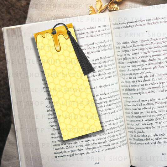 Honey - UV DTF 14cm x 5cm Bookmark Decal