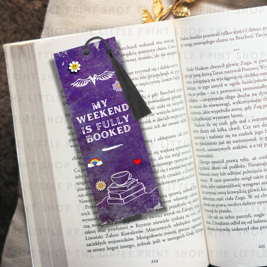 Fully Booked - UV DTF 14cm x 5cm Bookmark Decal