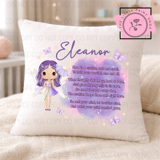 Fairy Worry Poem - DTF Cushion Transfer
