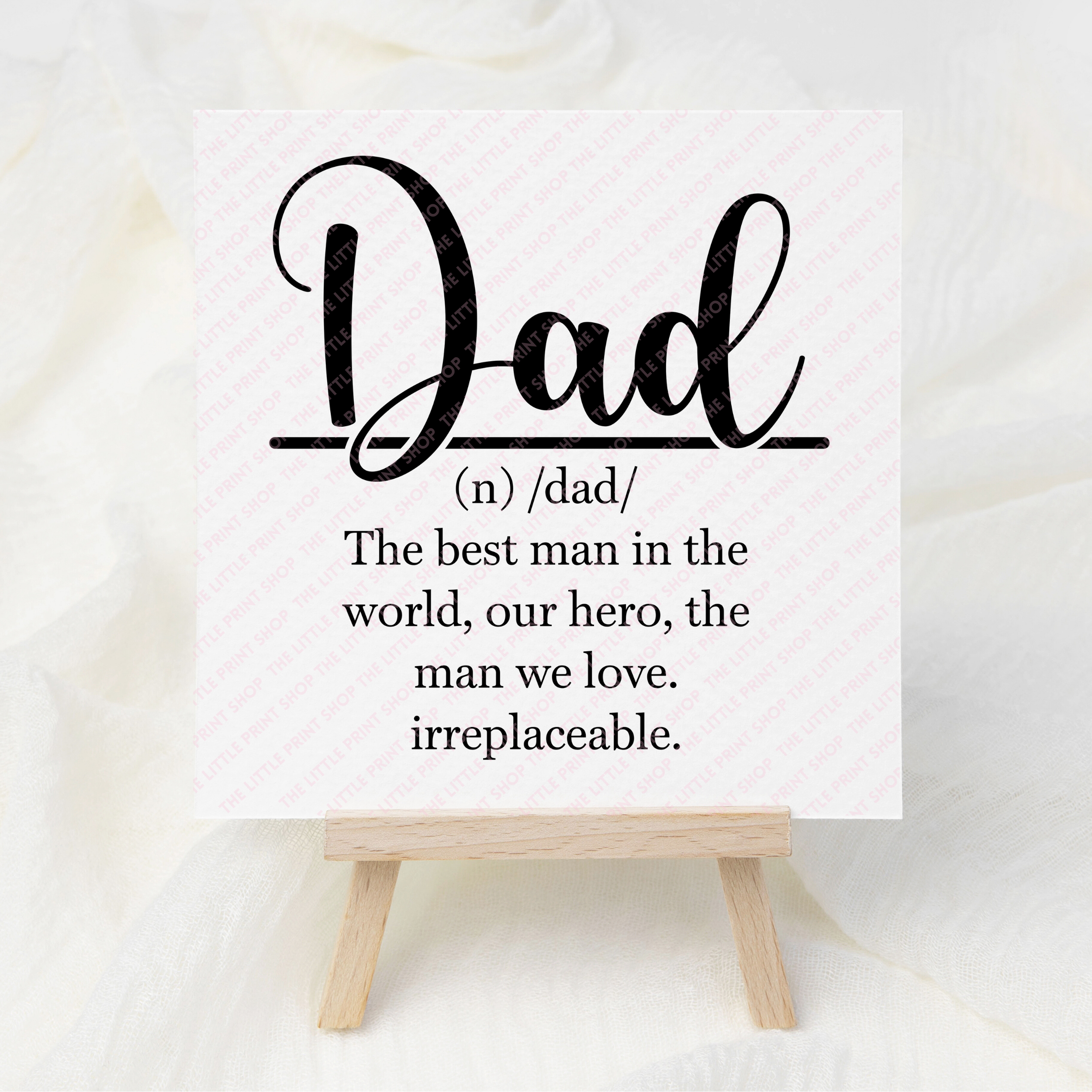 Dad Definition - UV DTF 3 inch Decals – Little Print Shop