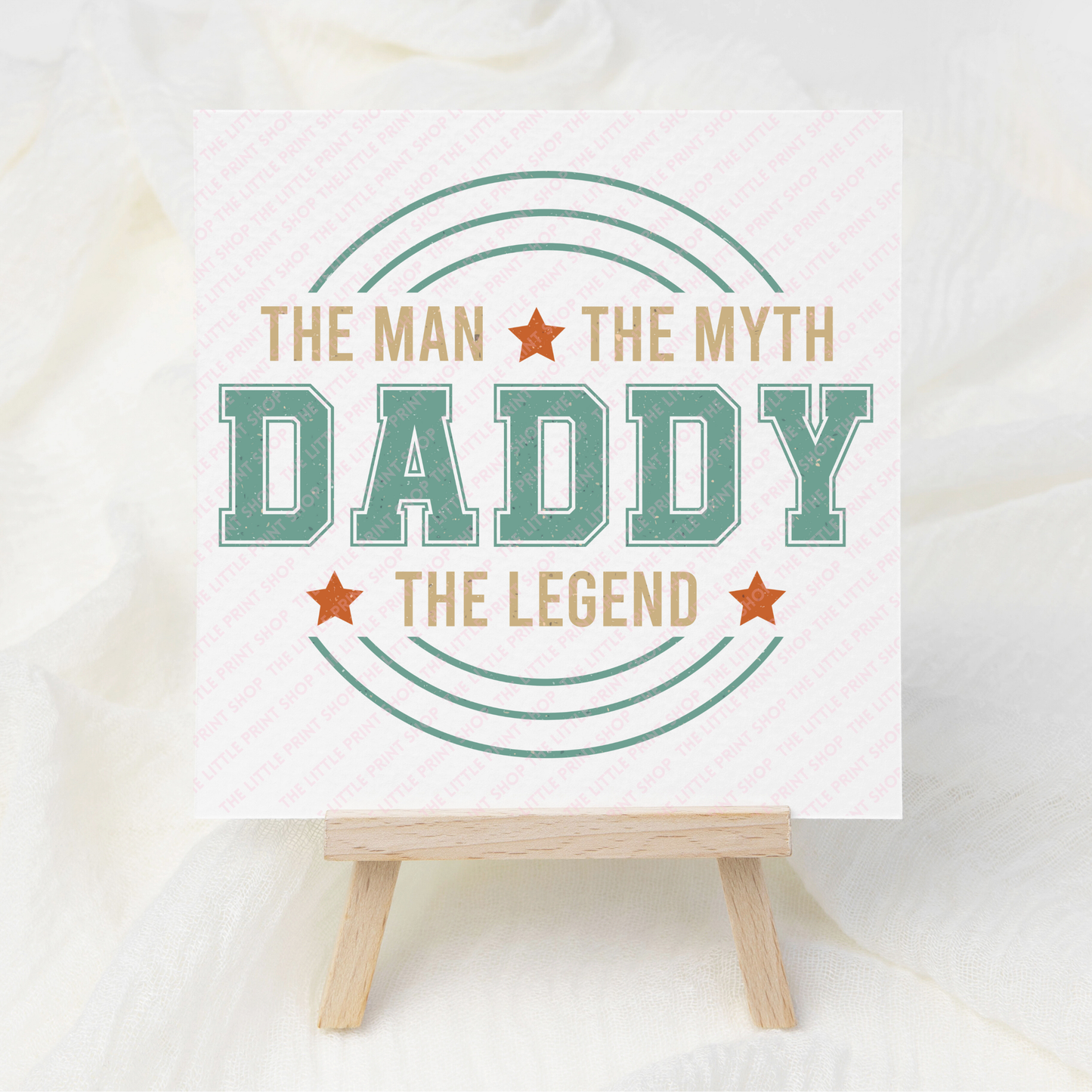 Daddy Legend - UV DTF 3 inch Decals