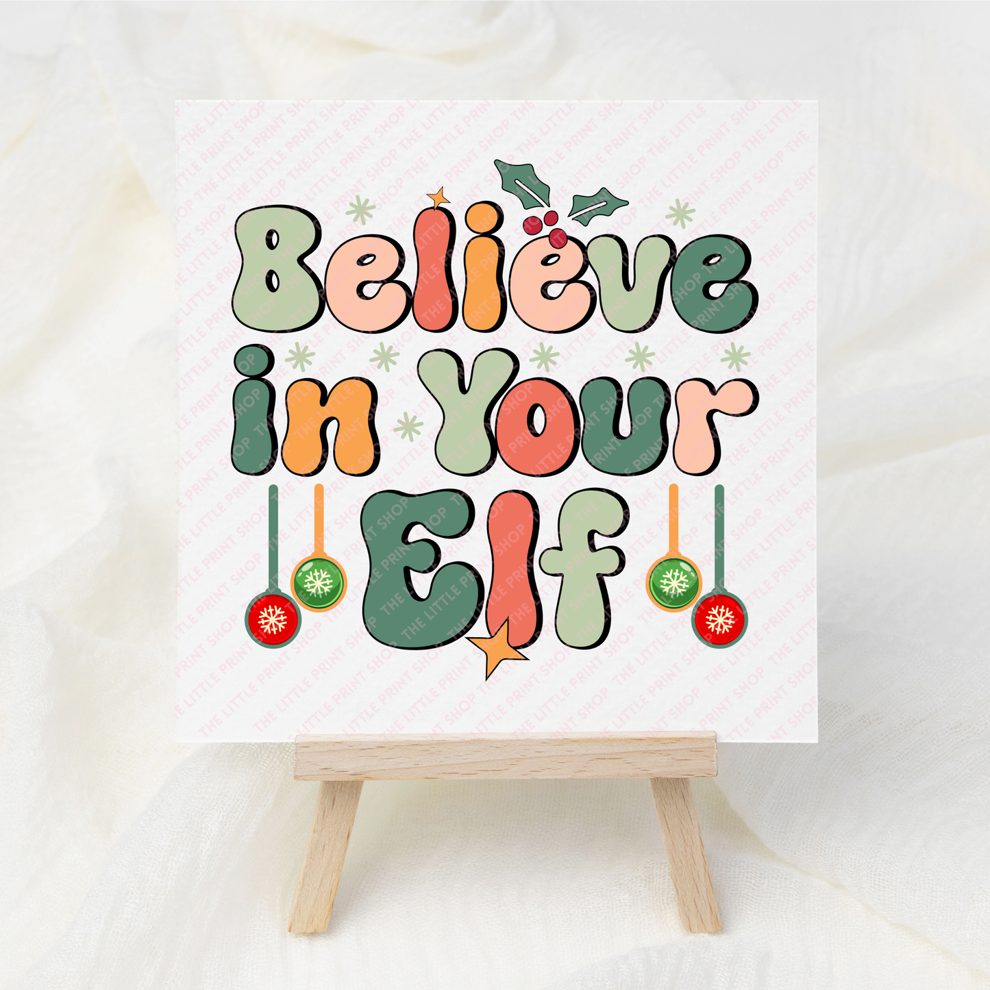 Believe - UV DTF 3 inch Decal