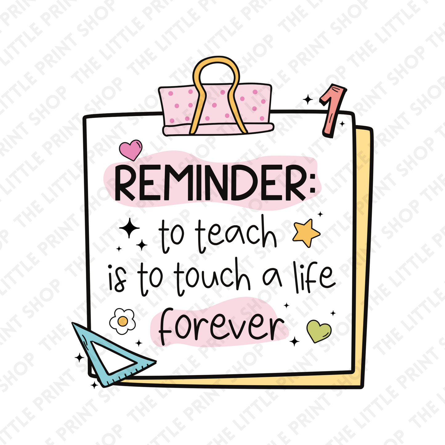 Reminder #1 - UV DTF 3 inch Decals