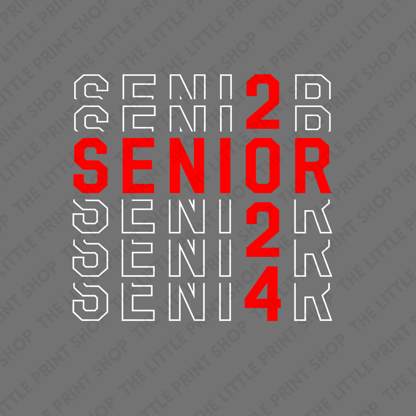 Senior 24 - UV DTF 3 inch Decals