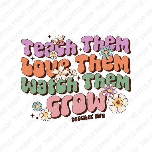 Teach Them - UV DTF 3 inch Decals