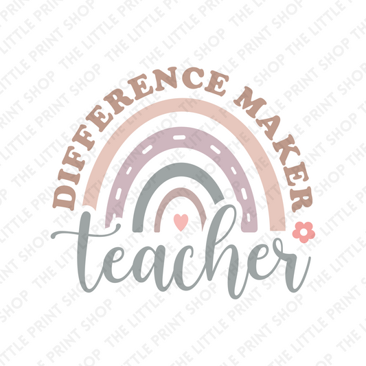 Difference Maker - UV DTF 3 inch Decals