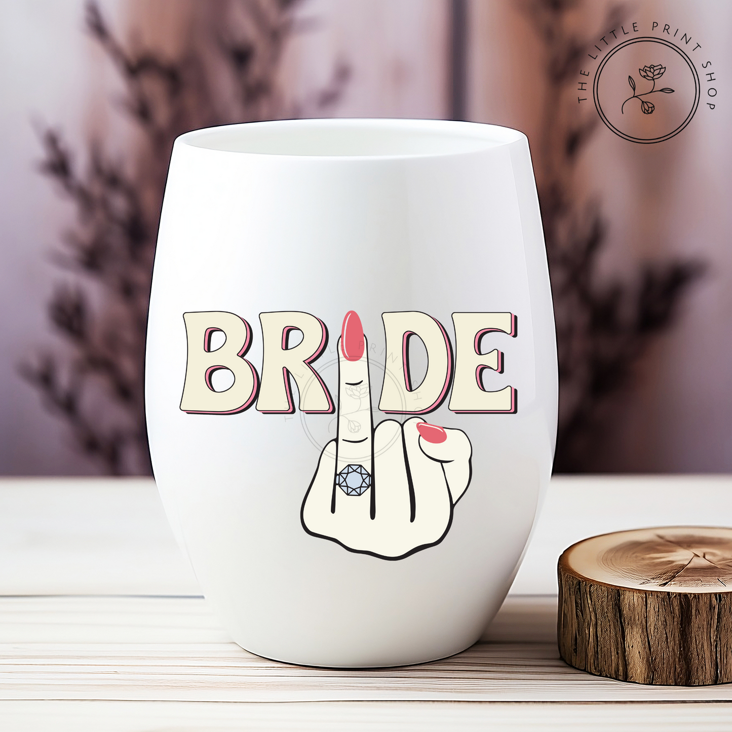 Bride Finger - UV DTF 3 inch Decals