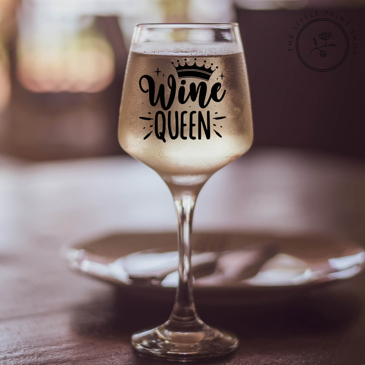 Wine Queen - UV DTF 3 inch Decals