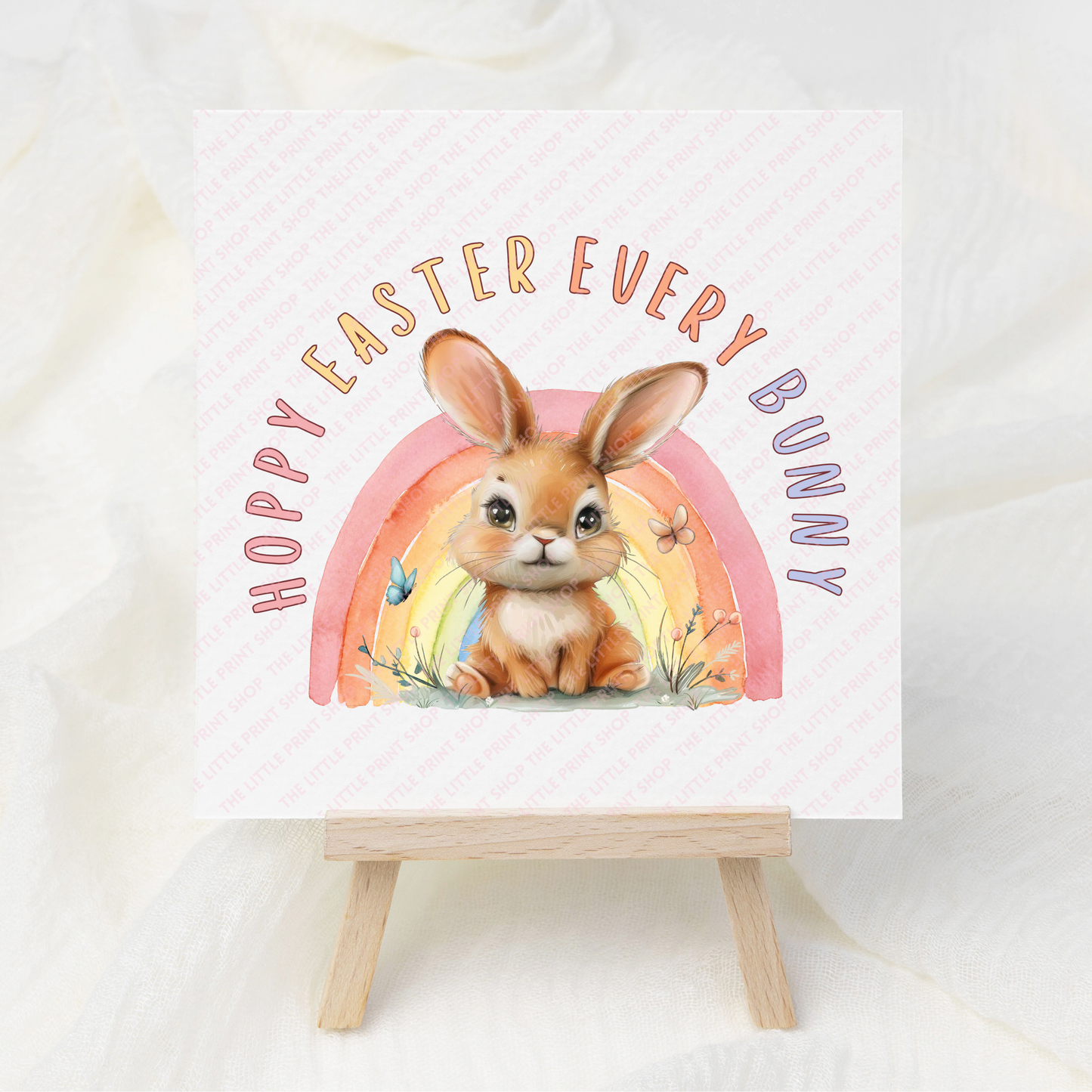 Hoppy Easter Rainbow - UV DTF 3 inch Decals