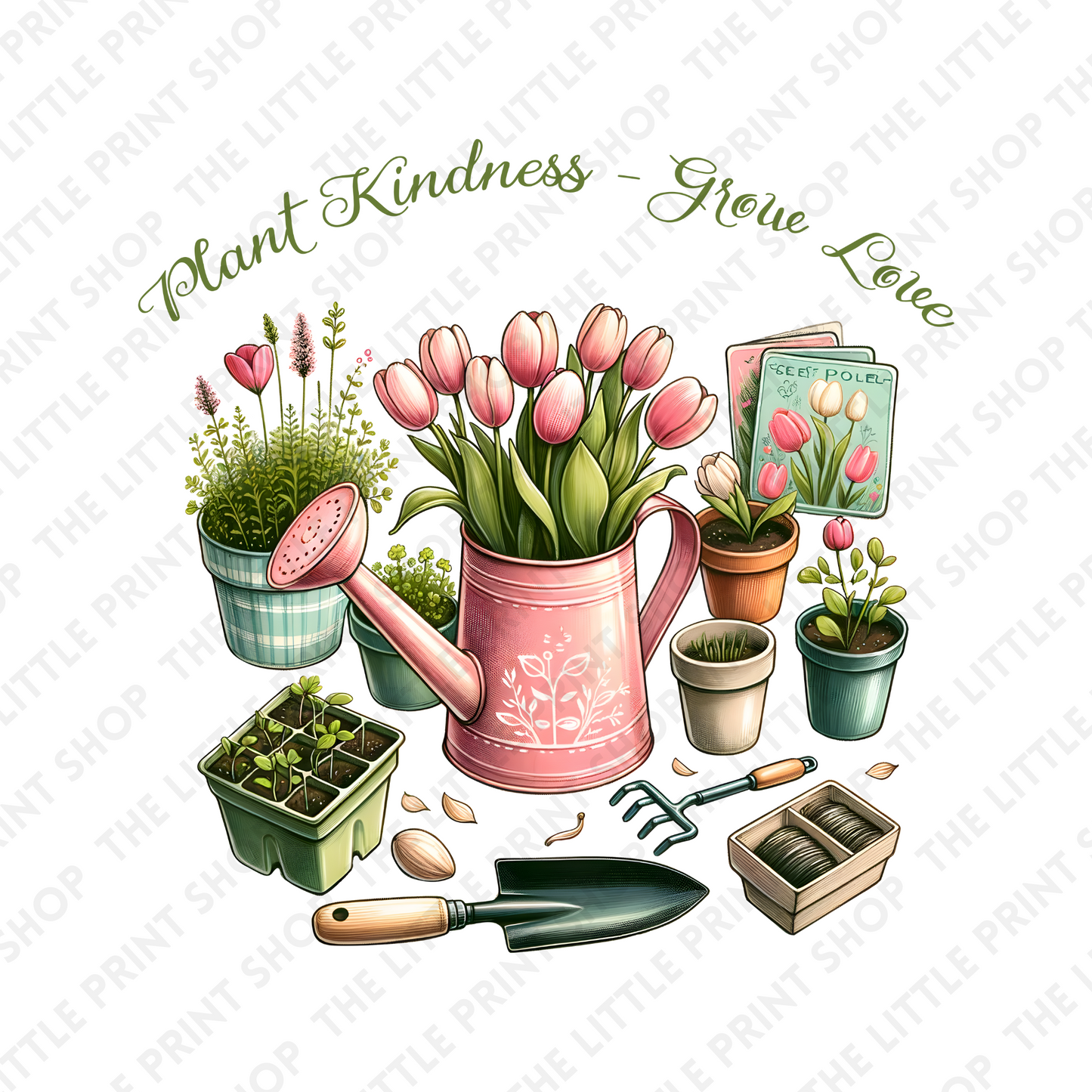 Plant Kindness - UV DTF 3 inch Decals