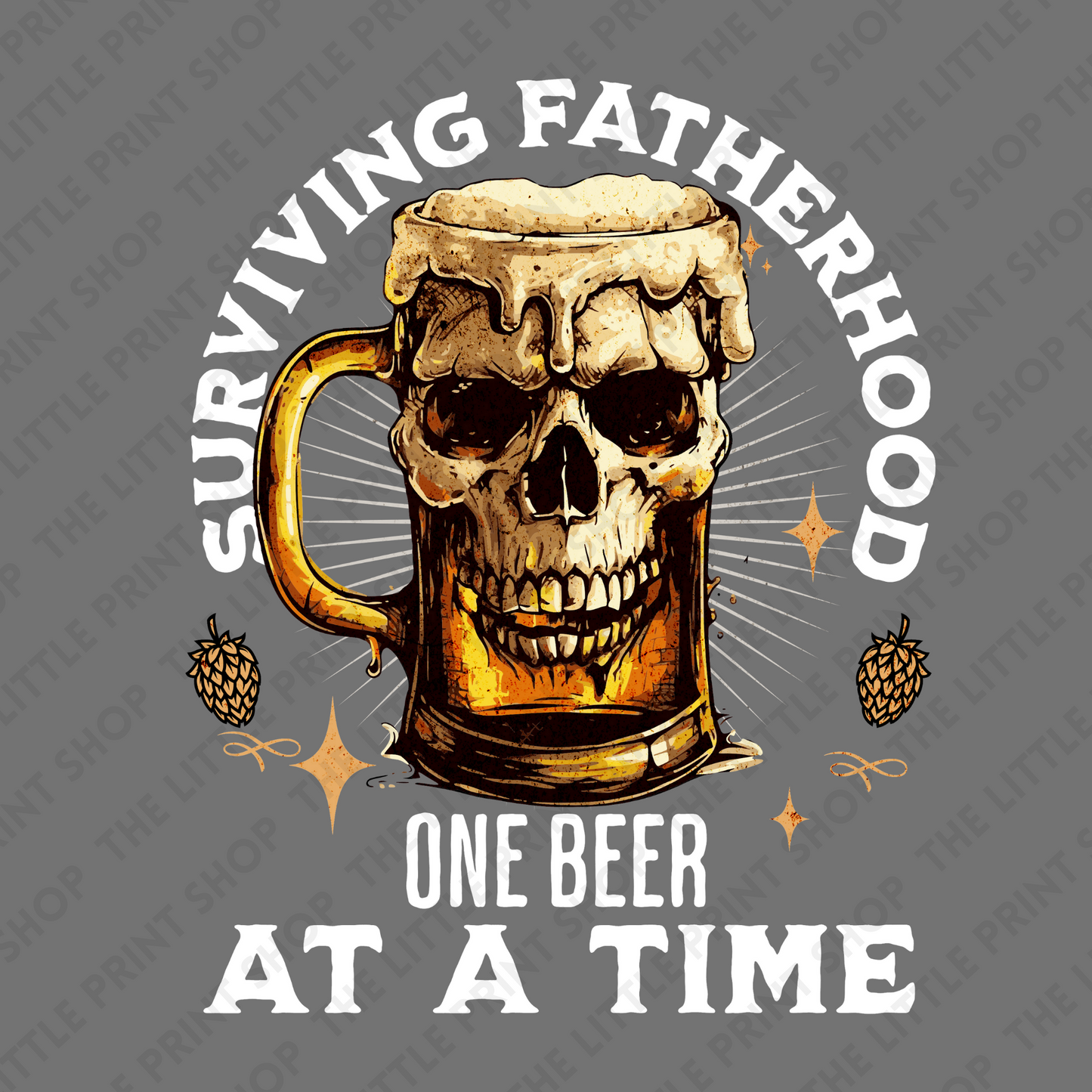 Surviving Fatherhood - UV DTF 3 inch Decals